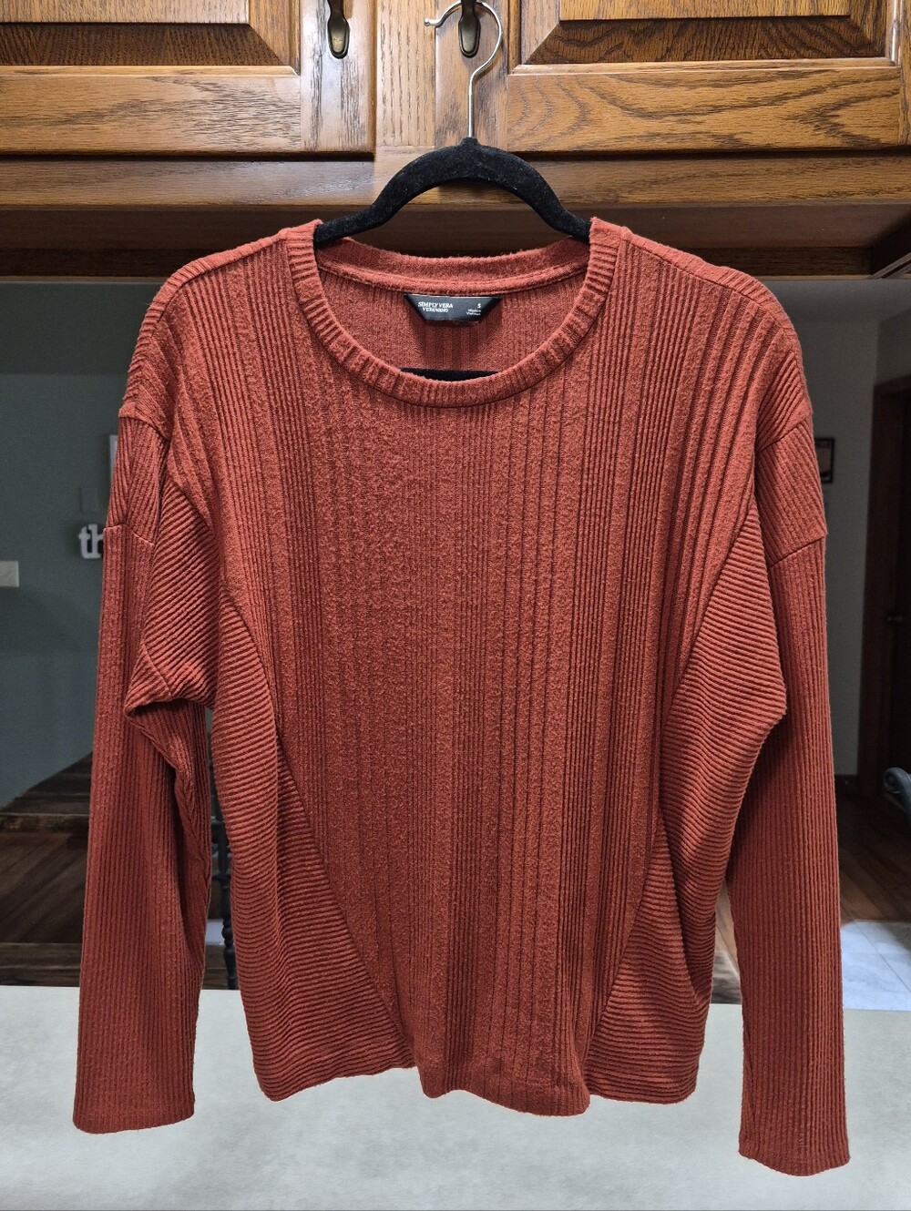 Simply Vera Burnt Orange Sweater